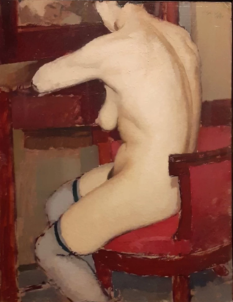 Donna allo specchio